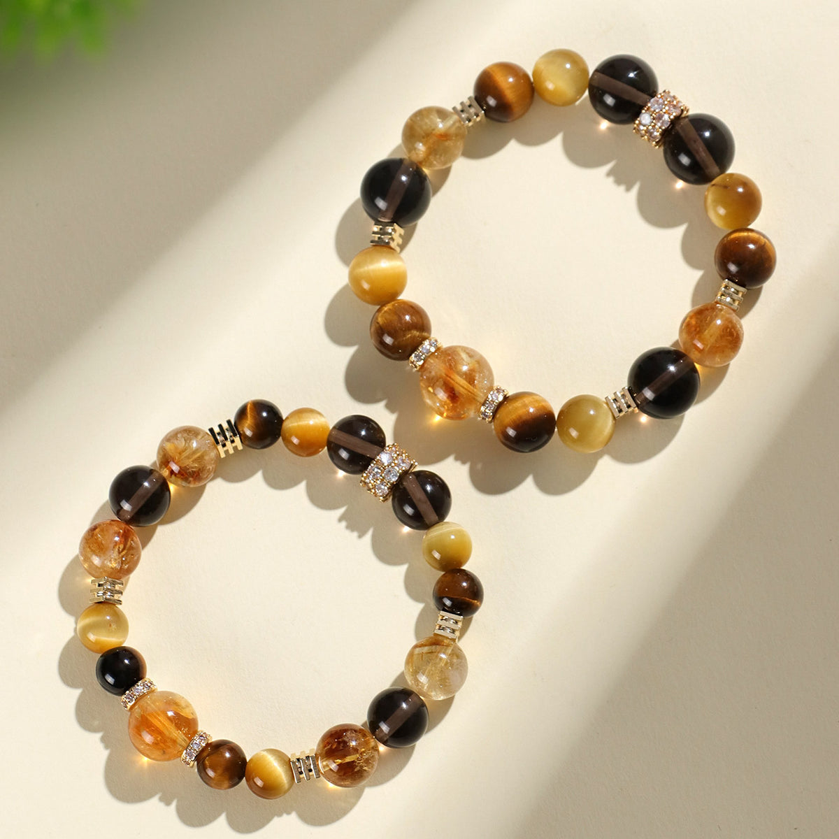Golden Tiger Eye Yellow Tower Crystal Bracelet