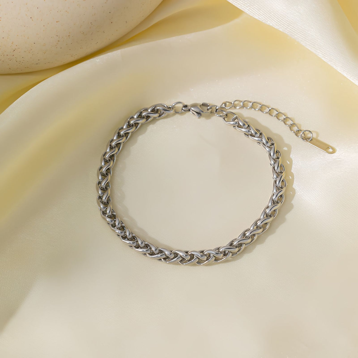 Minimalist Stainless Steel Rope Chain Bracelet