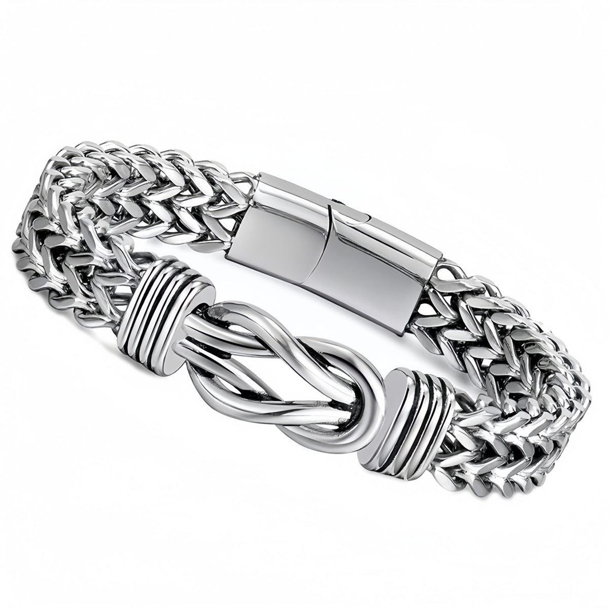 Byzantine Double Row Chain Bracelet