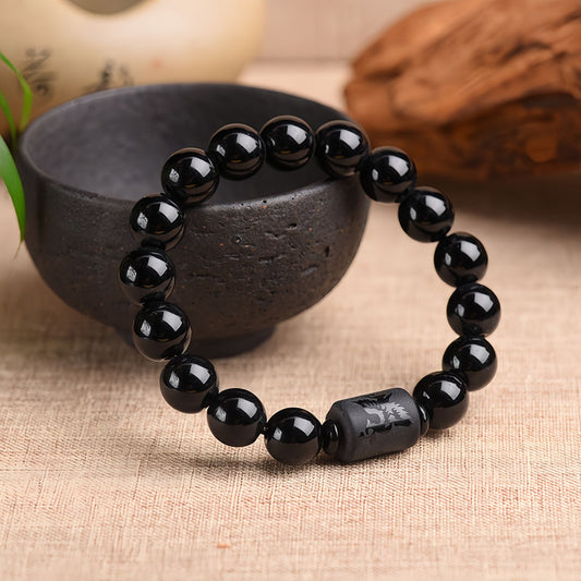 Soul Cleansing Black Obsidian Bracelet