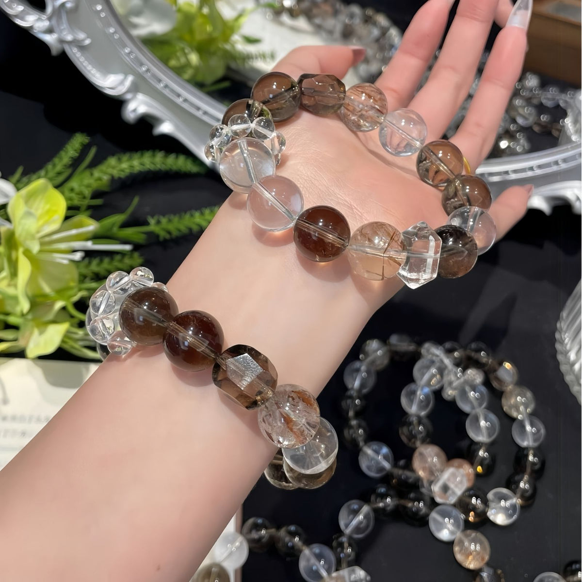Fortune Smoky Quartz Energy Bracelet