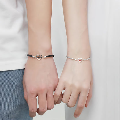 Heartbeat Signal Couple Bracelet