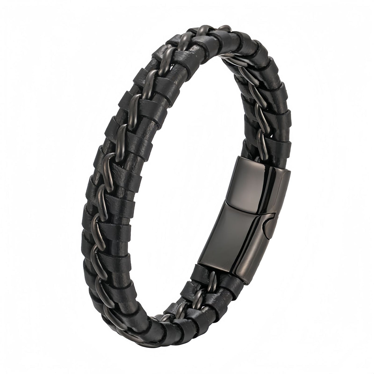 Bold Chain-Link Stainless Steel Men's Bracelet