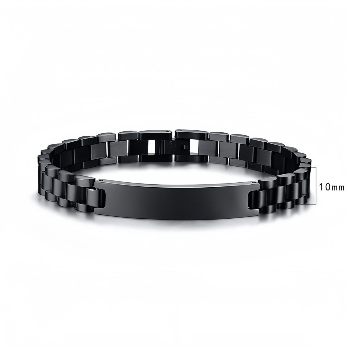 Men’s Curved Plate Chain Bracelet