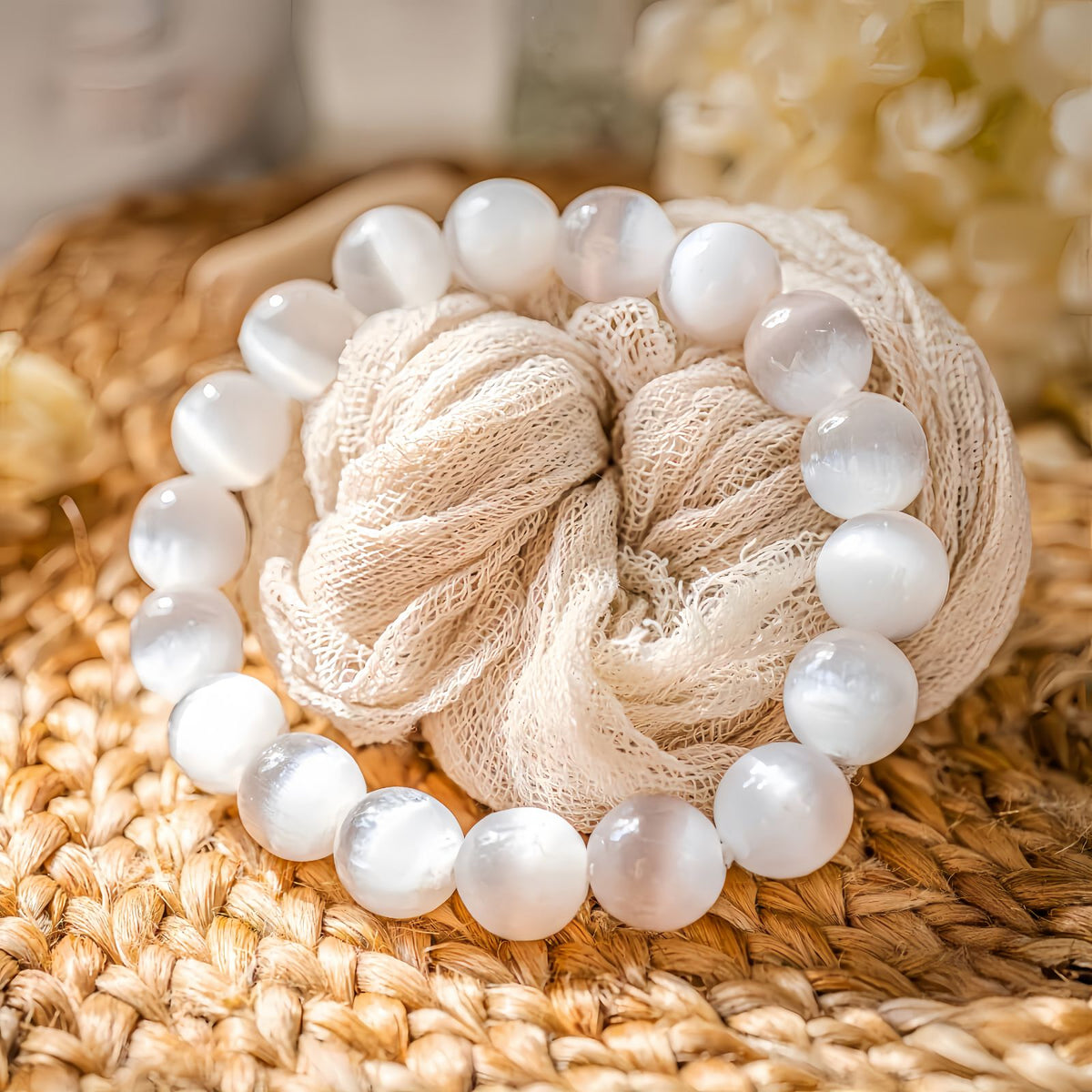 Cleansing Cat Eye Crystal Bracelet
