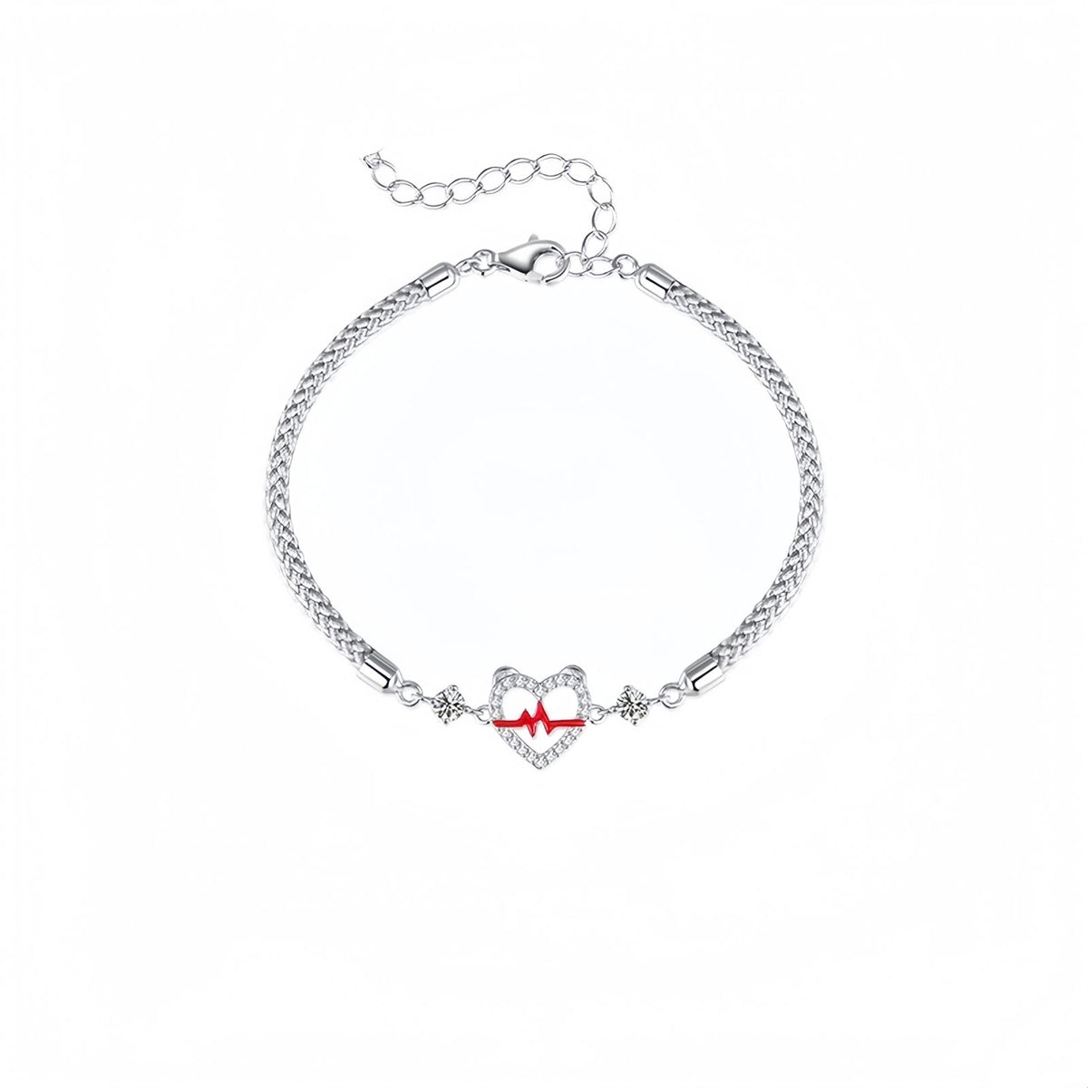 Heartbeat Signal Couple Bracelet