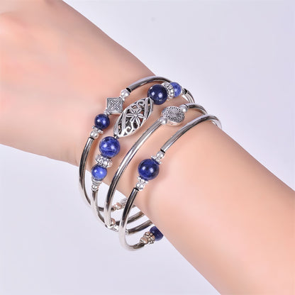 Turquoise Multi-Layer Wrap Bracelet
